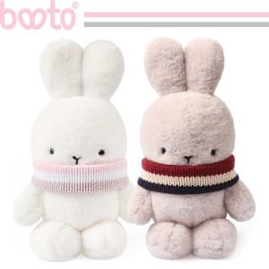 cute rabbit plush toy with a scarf